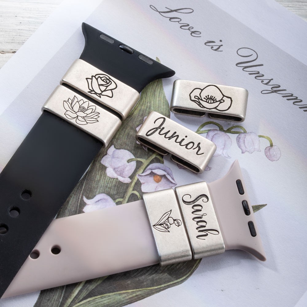 Birthflower Watch Band Accessory