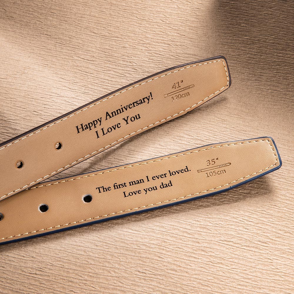 engraved belts for men