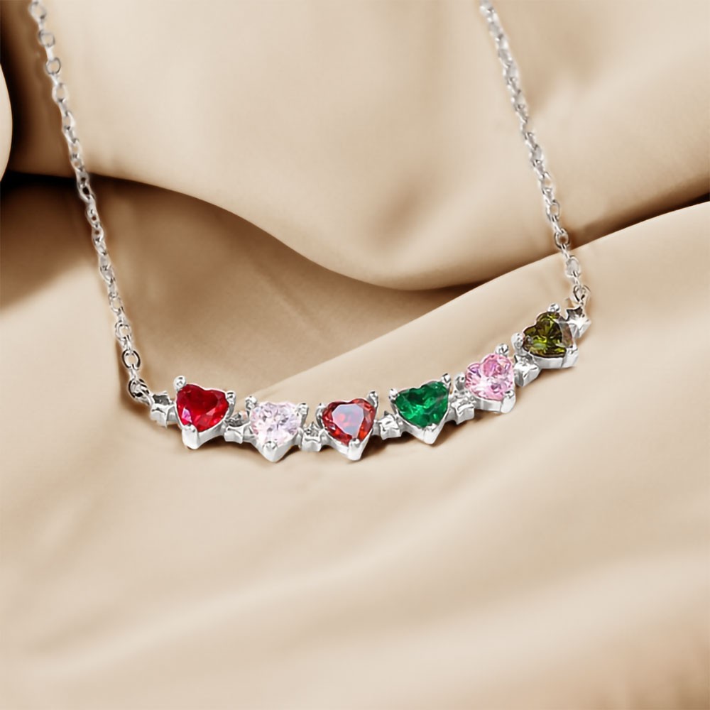 birthstone necklace for grandma