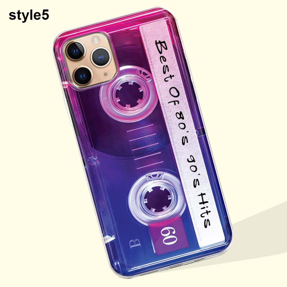 Custom Vintage Cassette Tape Phone Case, 80's Retro Style Audio Mixtape Case for iPhone All Models