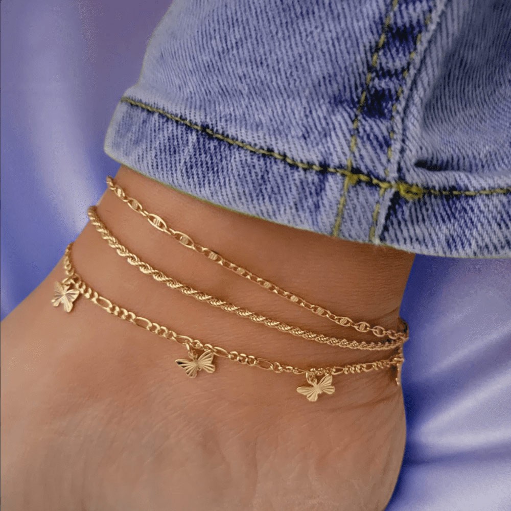 Bracelet de Cheville Dainty pour Femme
