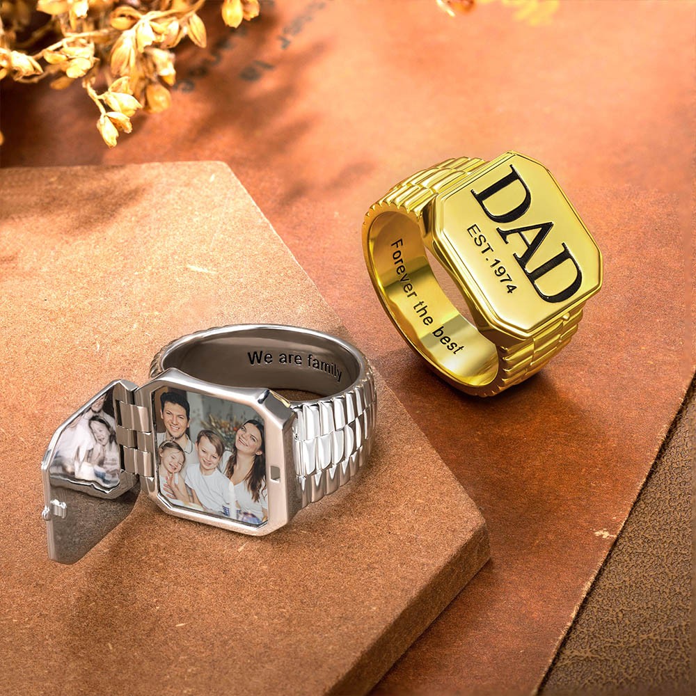 Personalized Photo Ring