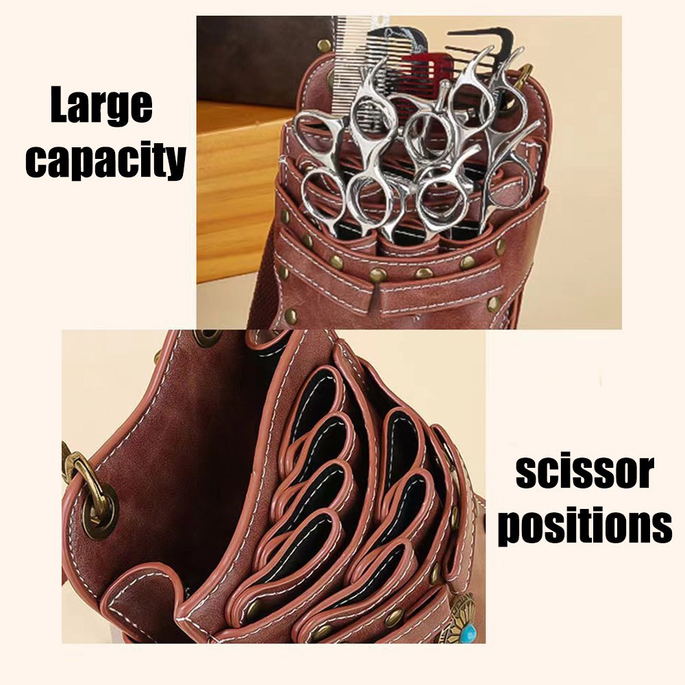 Sac de taille de ciseaux de coiffure personnalisé, pochette d’outils de coiffeur avec ceinture, cadeau pour barbier, sac de voyage, coiffeur incontournable