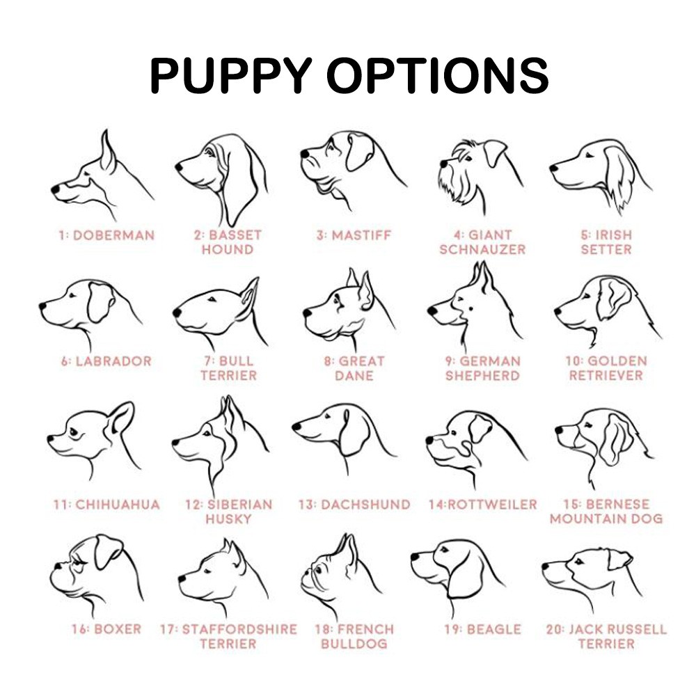 dog breed necklace