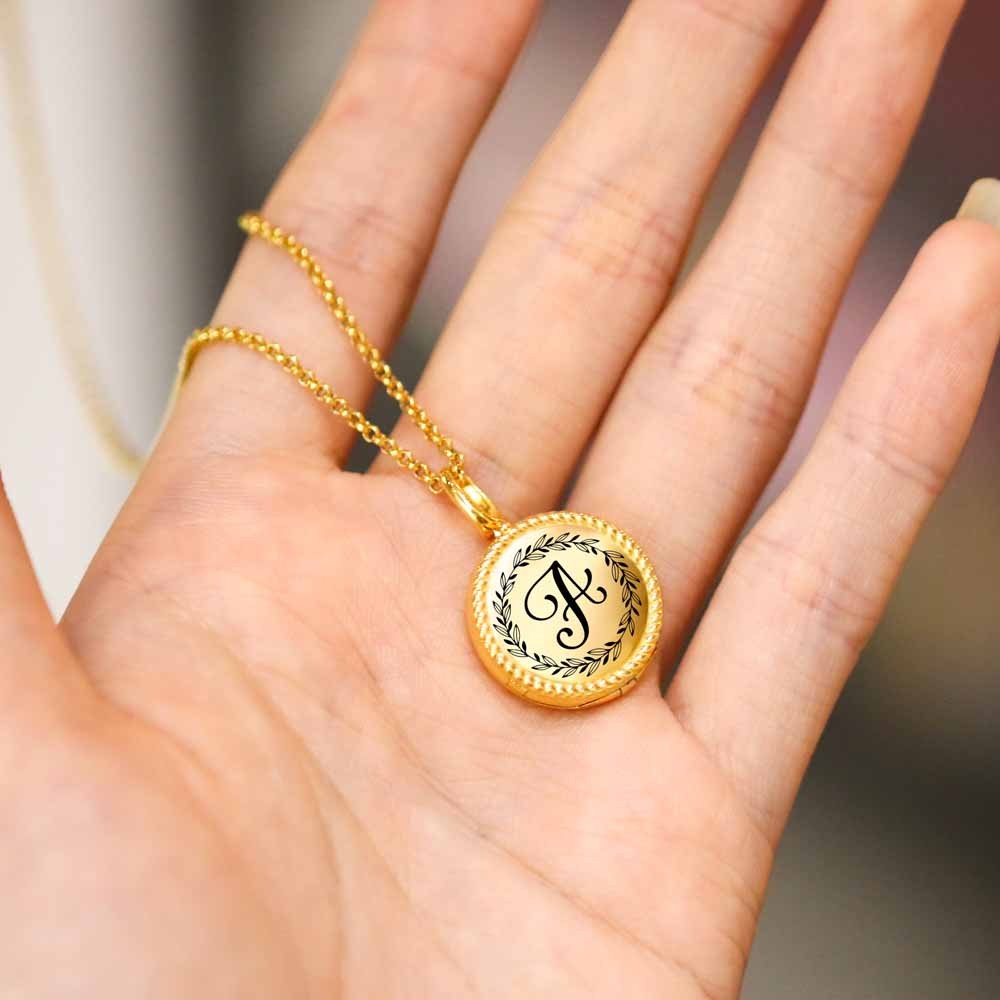 Personalized Photo Locket Necklace Sterling Silver Memorial Photo Locket Necklace Gift for Woman/Mom/Her/Lover