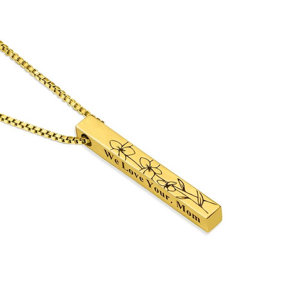 bar necklace
