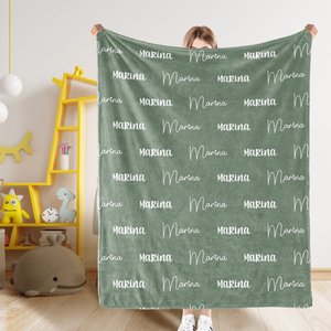Personalized Baby Blanket, Name Baby Blanket, Custom Blanket for Baby, Newborn Name Swaddle, Minky Fabric Soft Blanket, Newborn Toddler Gift