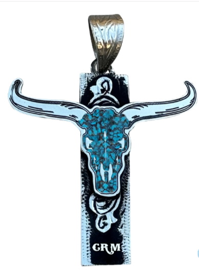 Turquoise and White