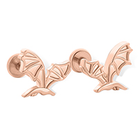 Rose Gold Plated Silver