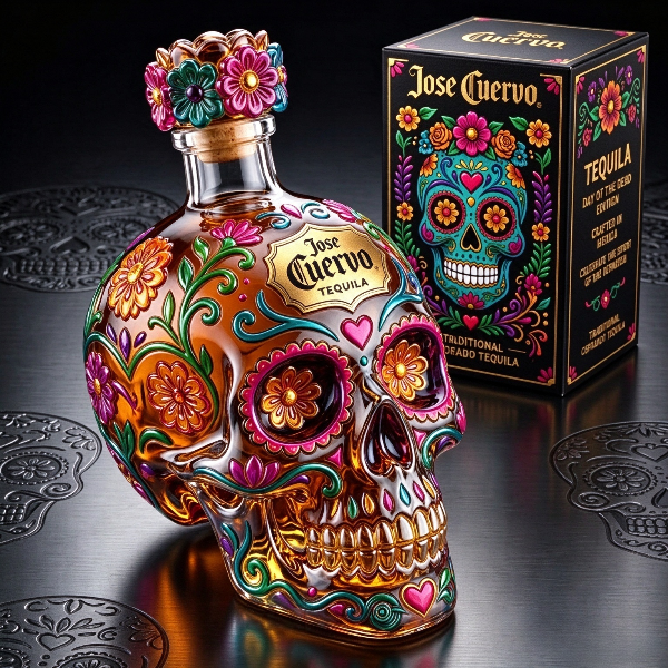 Day of the Dead Skull Bottle Product Details