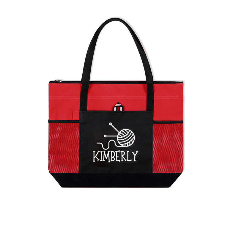 Personalized Crochet Bag, Custom Crocheter Gift, Tote For Crochet, Christmas Hanukkah Gift For Mom, Grandma Bag, Crochet Gift
