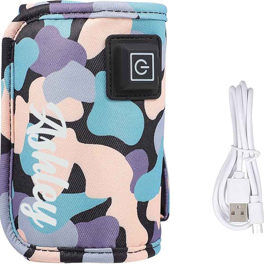 Kisangel Baby Bottles Baby Baby Bottle Warmer Cover USB Warmer Infant Feeding Bottle Heated Insulation Bottle Bag Portable Travel Cover for Home Travel Infant Toddler Black Bottles