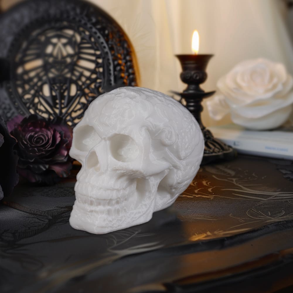 Customizable Skull Hanging Ornament with Lights,Perfect for Spooky Season and Halloween Decor