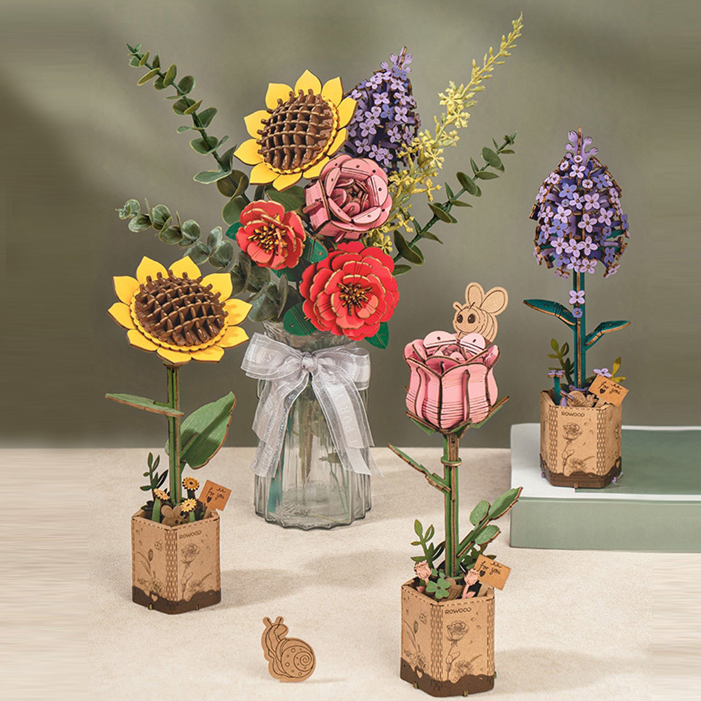 Individuelle Blumendekoration zum Muttertag, handgefertigtes, einzigartiges Geschenk, perfekter Ausdruck der Liebe