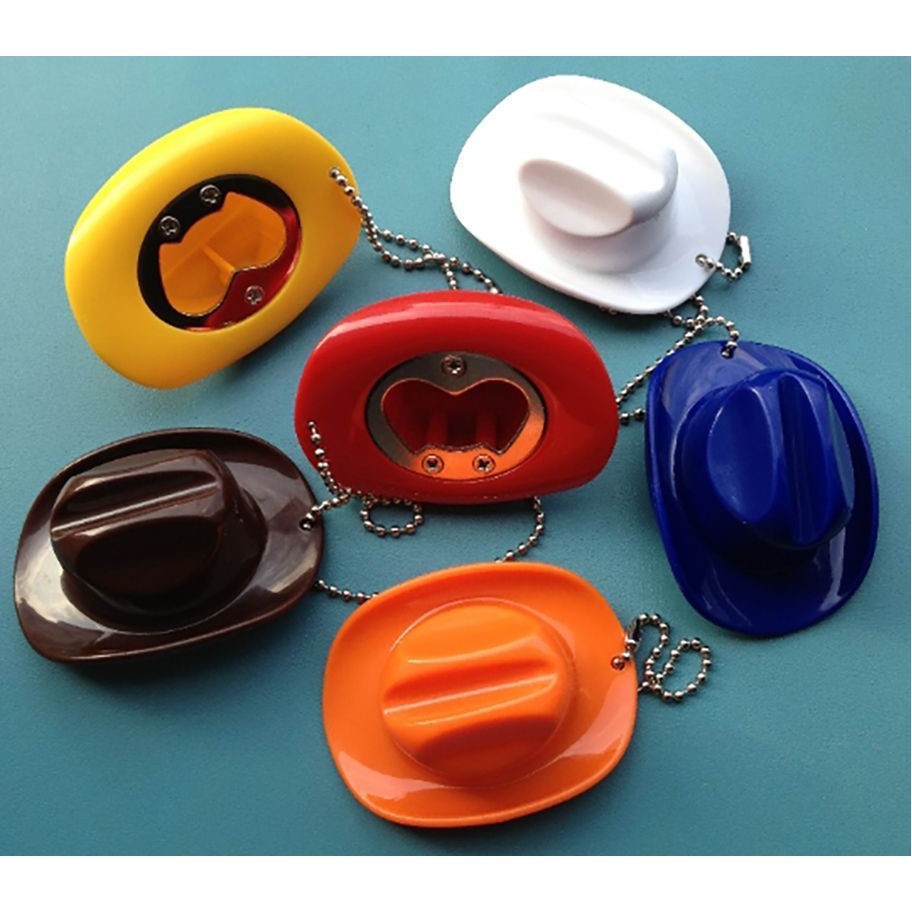 💖Buy More Save More💖Cowboy Hat Bottle Opener Keychain