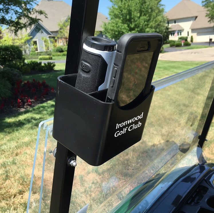 Golf Cart Accessory Organizer Range Finder Holder Universal