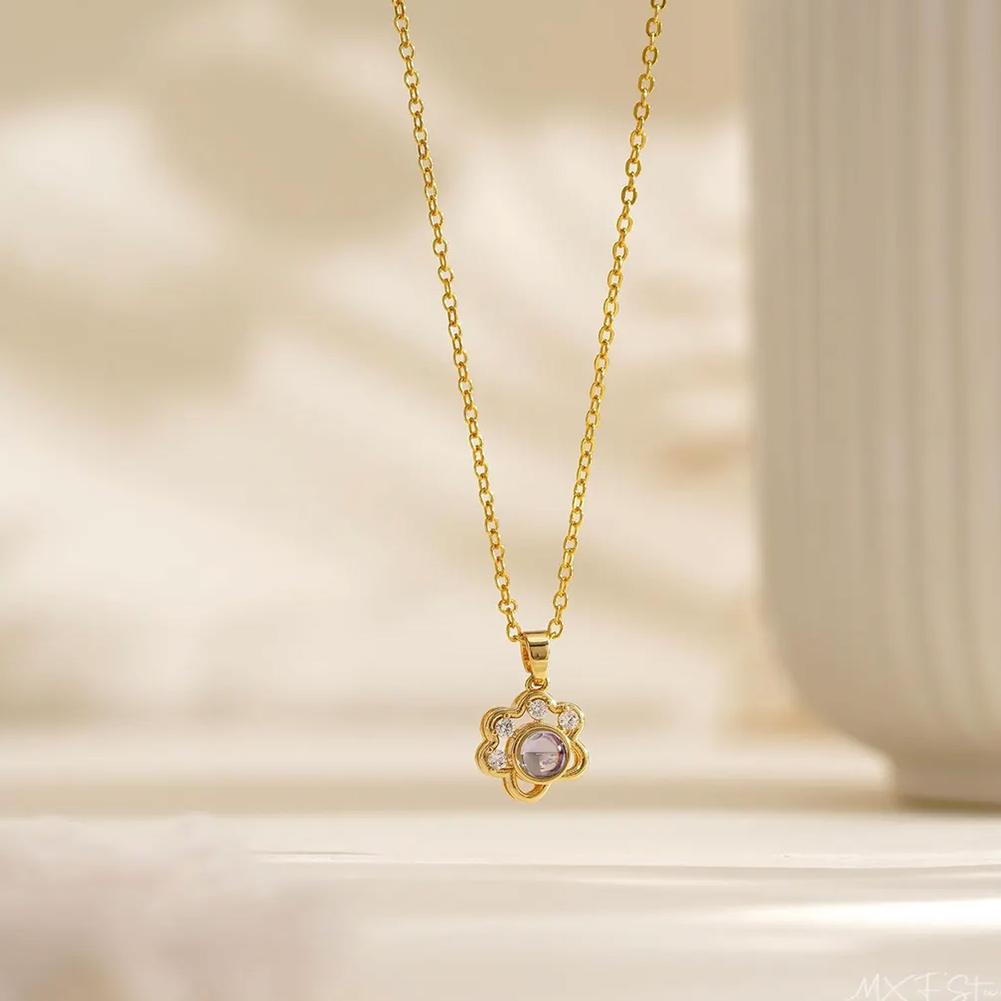 Collier photo personnalisé avec projection de la patte de votre animal de compagnie, argent sterling 925. Bijou commémoratif délicat avec photo de chat ou de chien à l'intérieur, cadeau pour les propriétaires d'animaux.