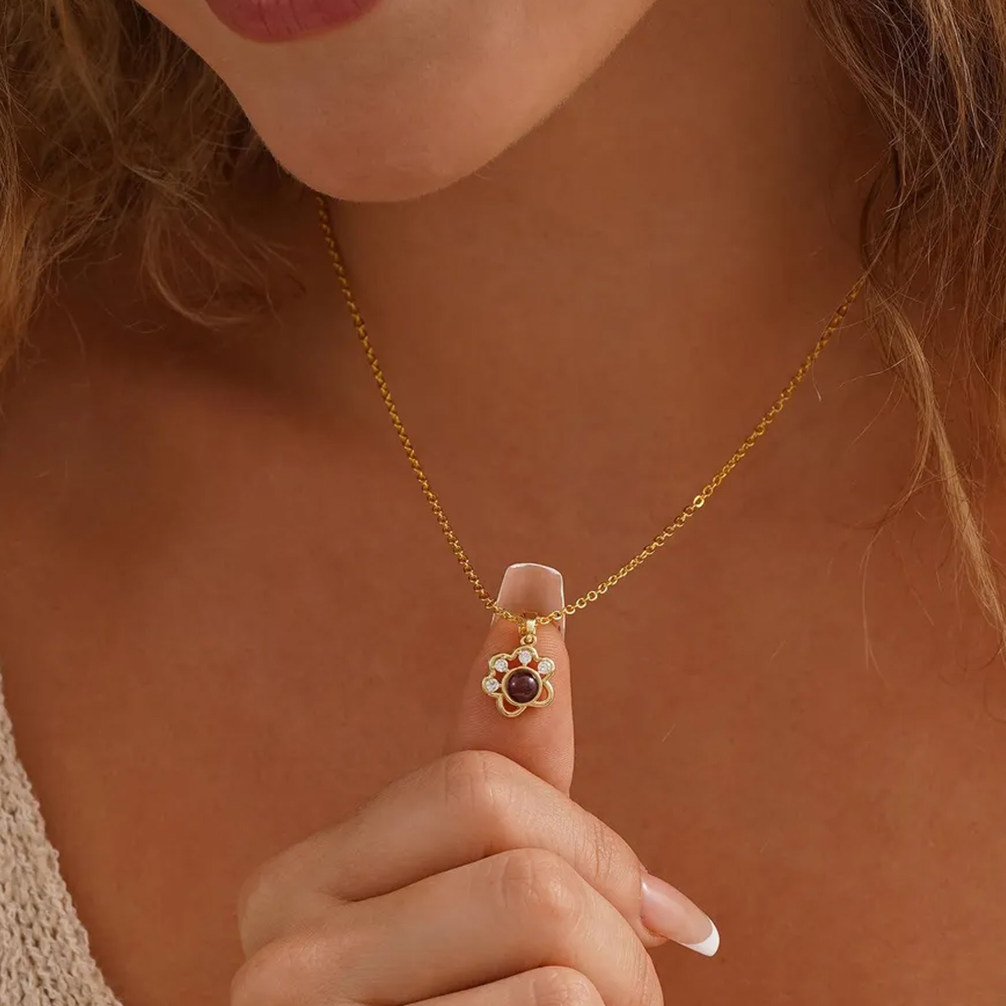 Collier photo personnalisé avec projection de la patte de votre animal de compagnie, argent sterling 925. Bijou commémoratif délicat avec photo de chat ou de chien à l'intérieur, cadeau pour les propriétaires d'animaux.