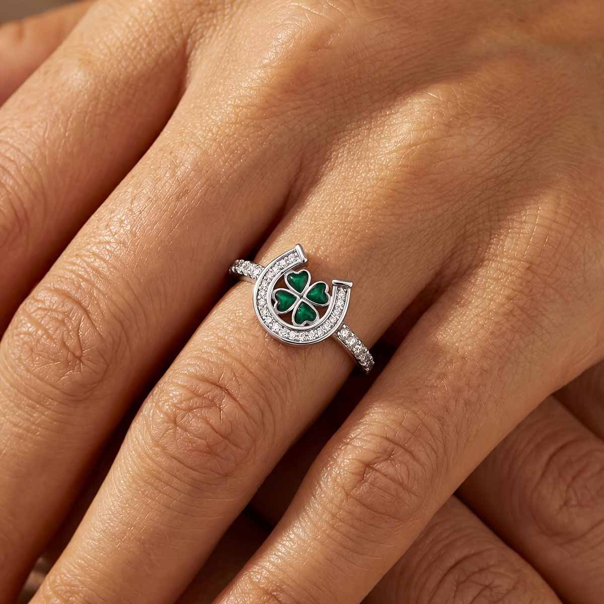 Green Grass Women's Ring, Perfect For Everyday Wear, Versatile Fashion, Ideal For Spring Summer Occasions, Great Gift For Holidays Birthdays Valentine's Day Mother's Day Halloween Christmas