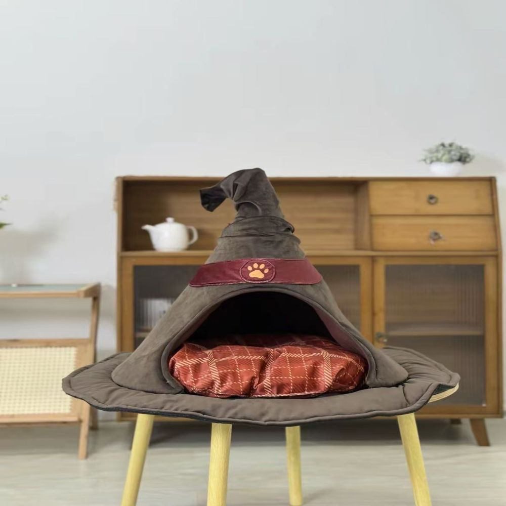Personalized Magic Hat Pet Lounge, Comfortable Pet Cat, Dog House, Gift For Pet Lovers