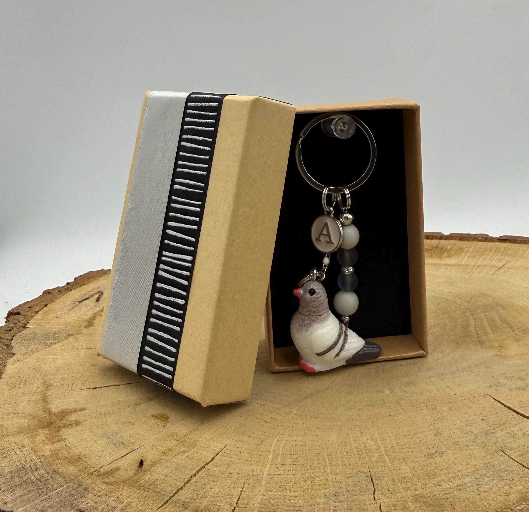 Personal Pigeon Keychain