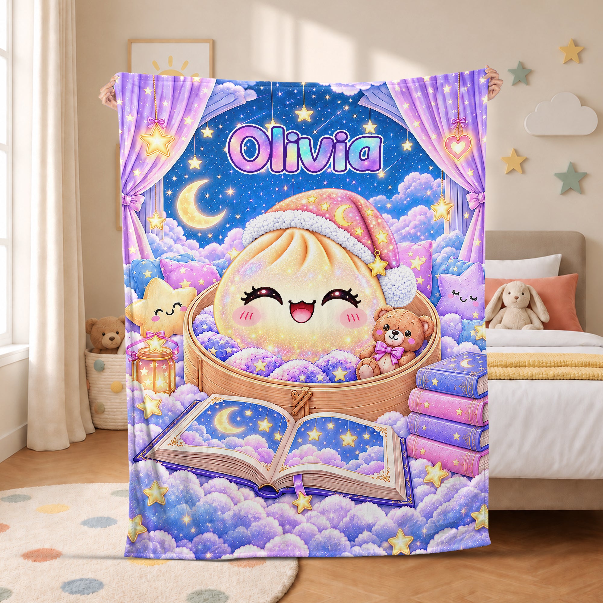 Personalised Baby Girl Gifts, Dumpling Blanket