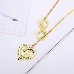 gold infinity necklace