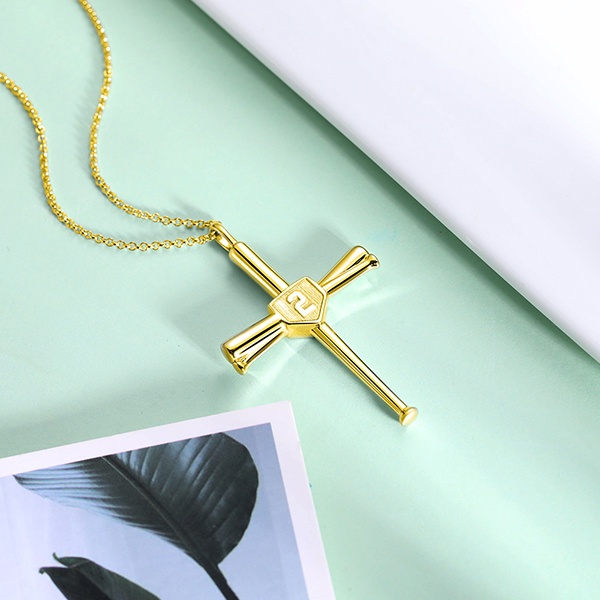 baseball line necklace	