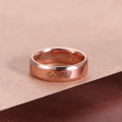  God is greater than the highs and lows ring	