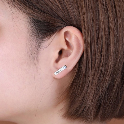 dainty bar earrings	