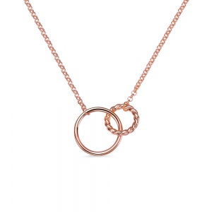 Personalized Mother Daughter Birthstone Necklace