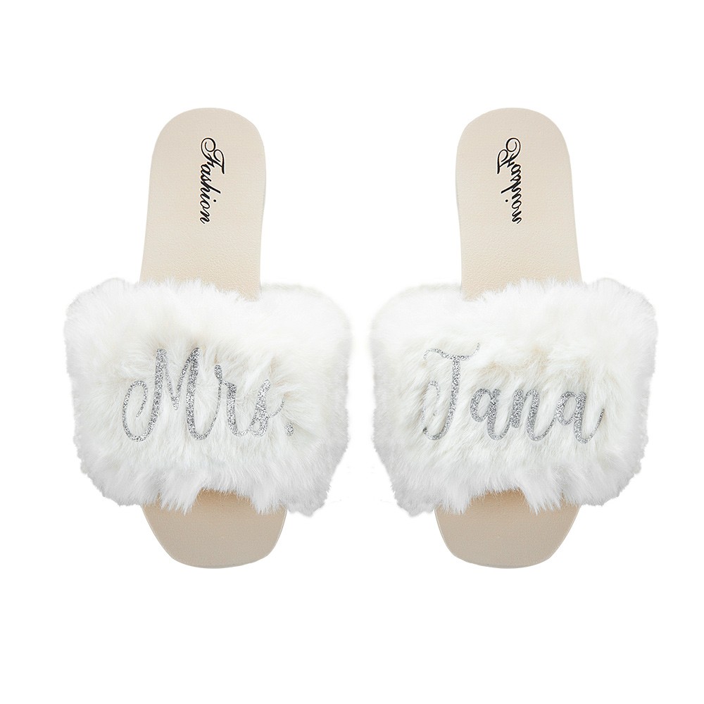 Personalized Bridal Slippers