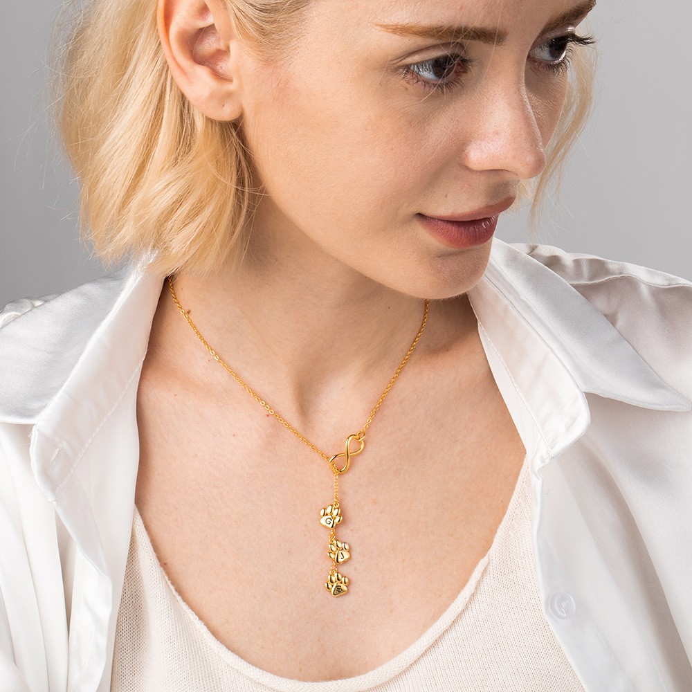 Monogram Name Necklaces