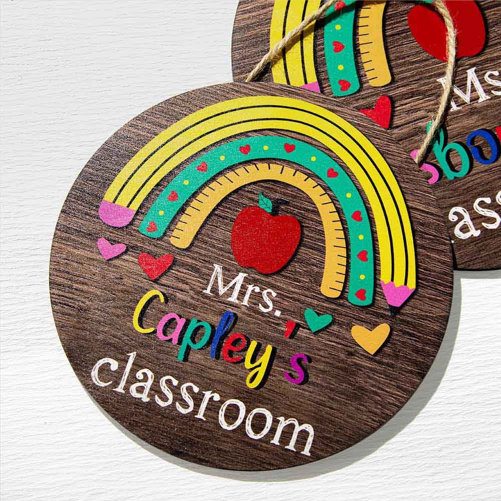 custom classroom door sign