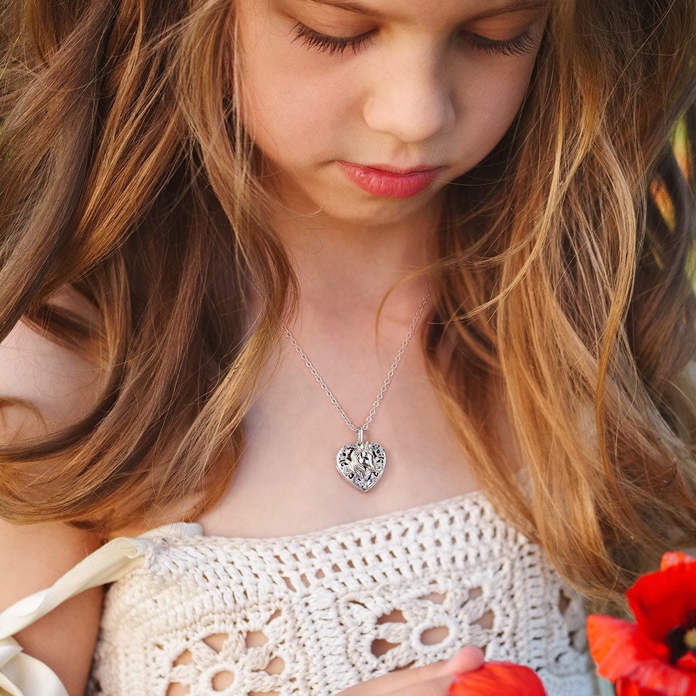 unicorn necklace for girl