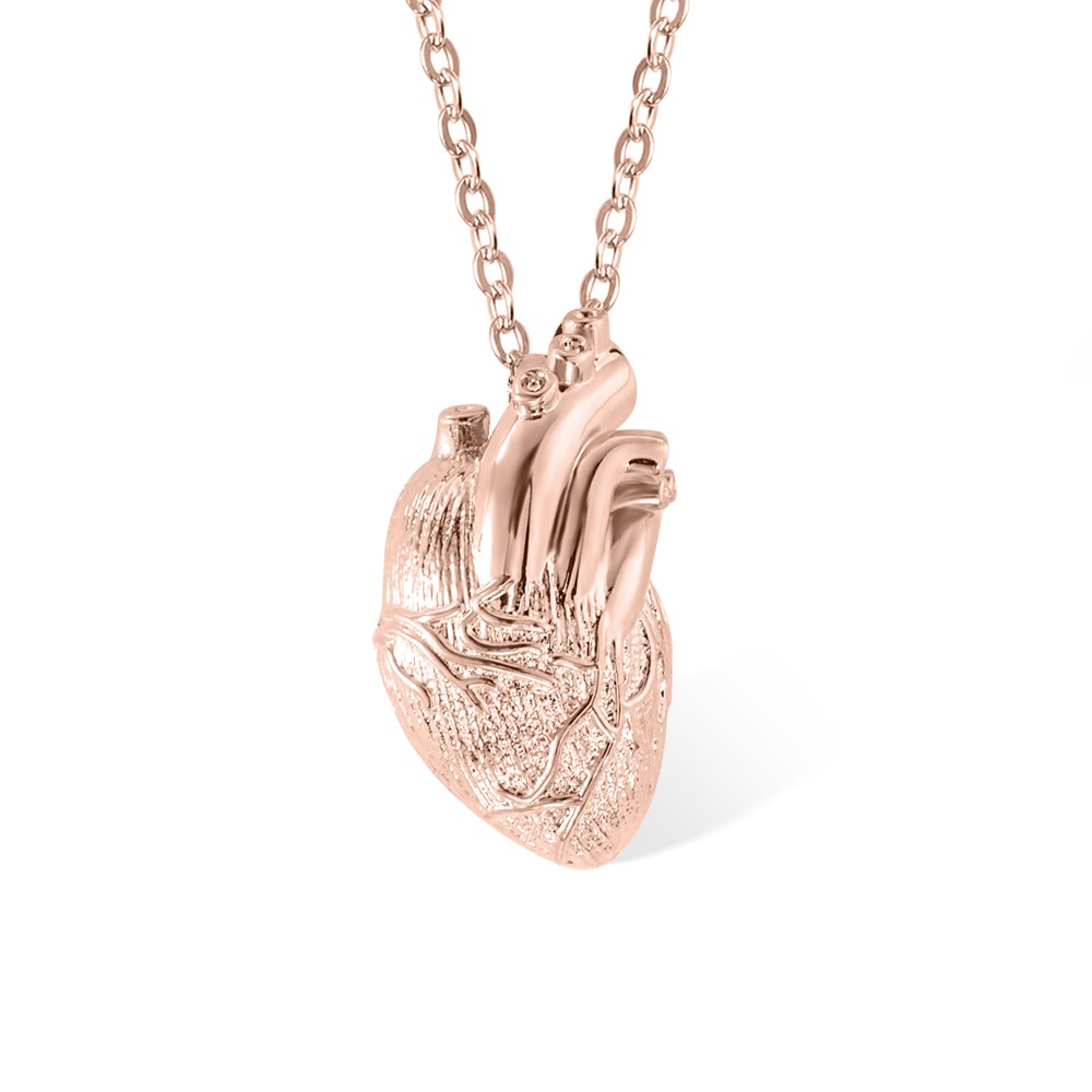 collana cuore anatomico