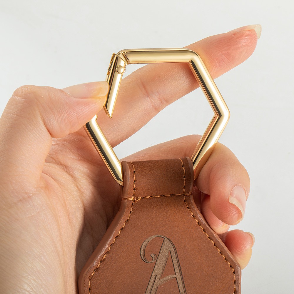Custom Strong Magnetic Leather Hat Clip with Initial, Set of 2, Hat Holder for Beach Hat, Gift for Friend/Family/Travel Enthusiaststhe