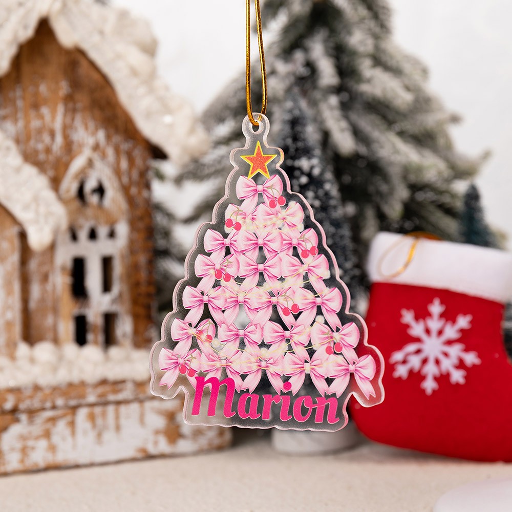 Coquette Christmas Tree Ornament