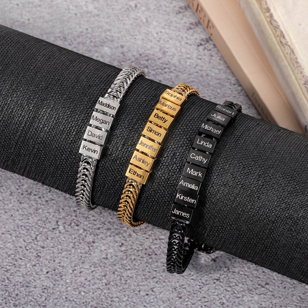Custom Family Name Bracelet