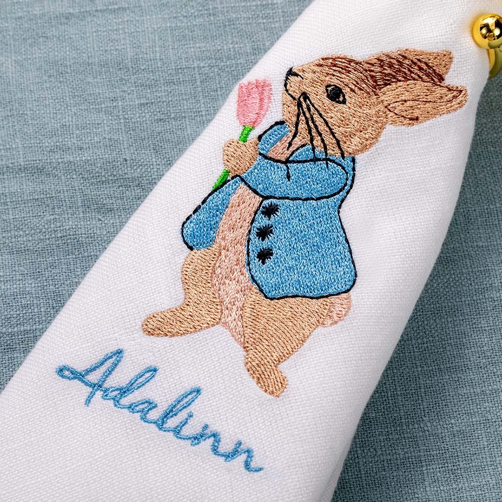 embroider napkins