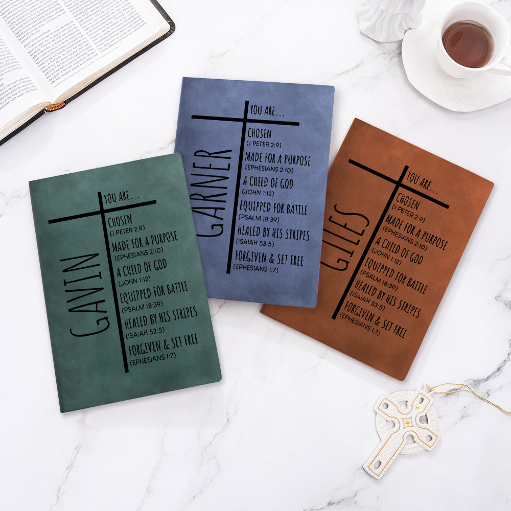 A5 notebook with alphabet