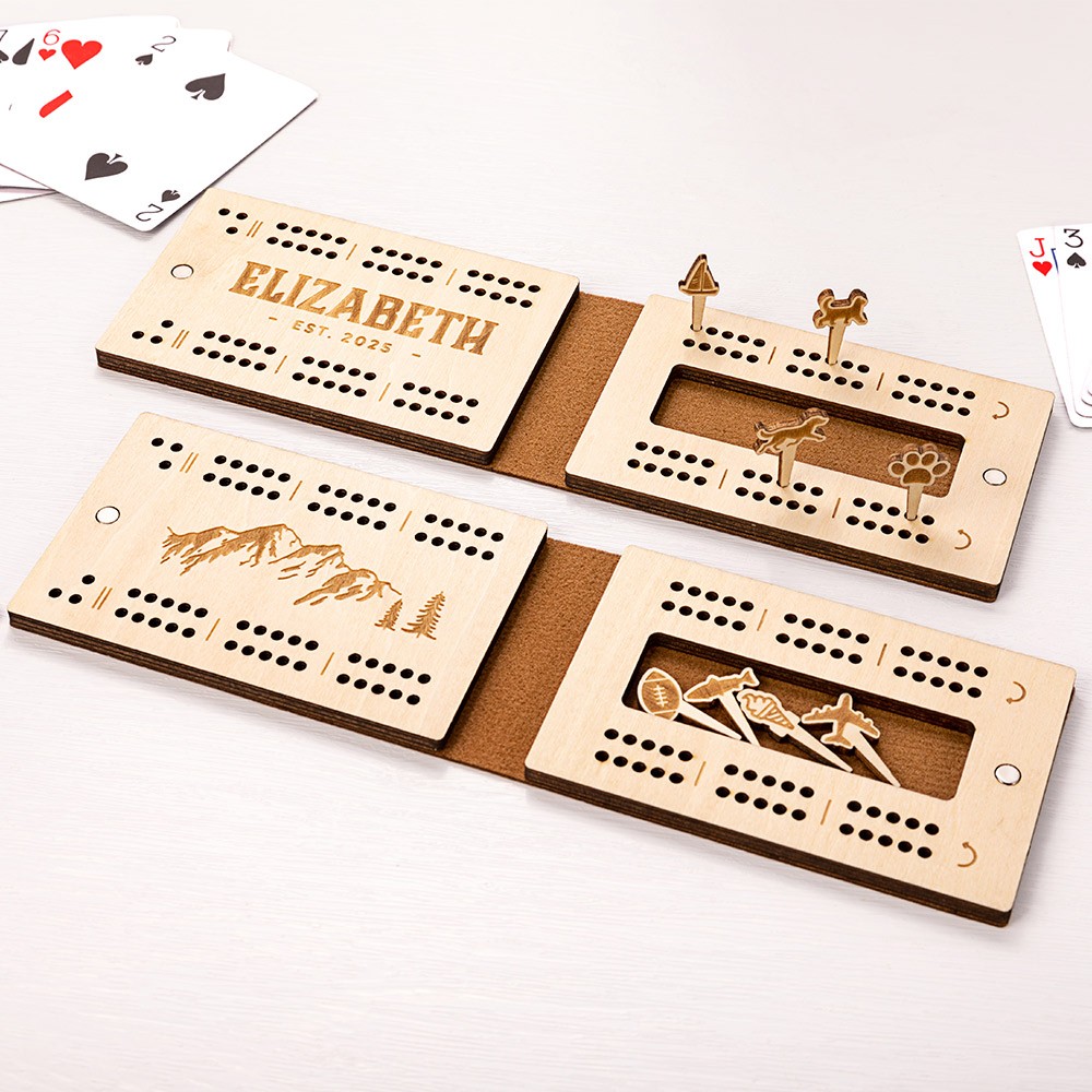 Travel Cribbage Board