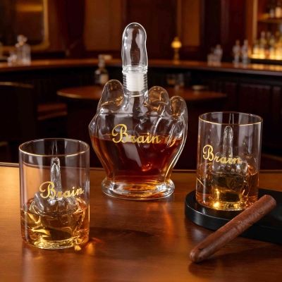 ensemble de carafe à whisky