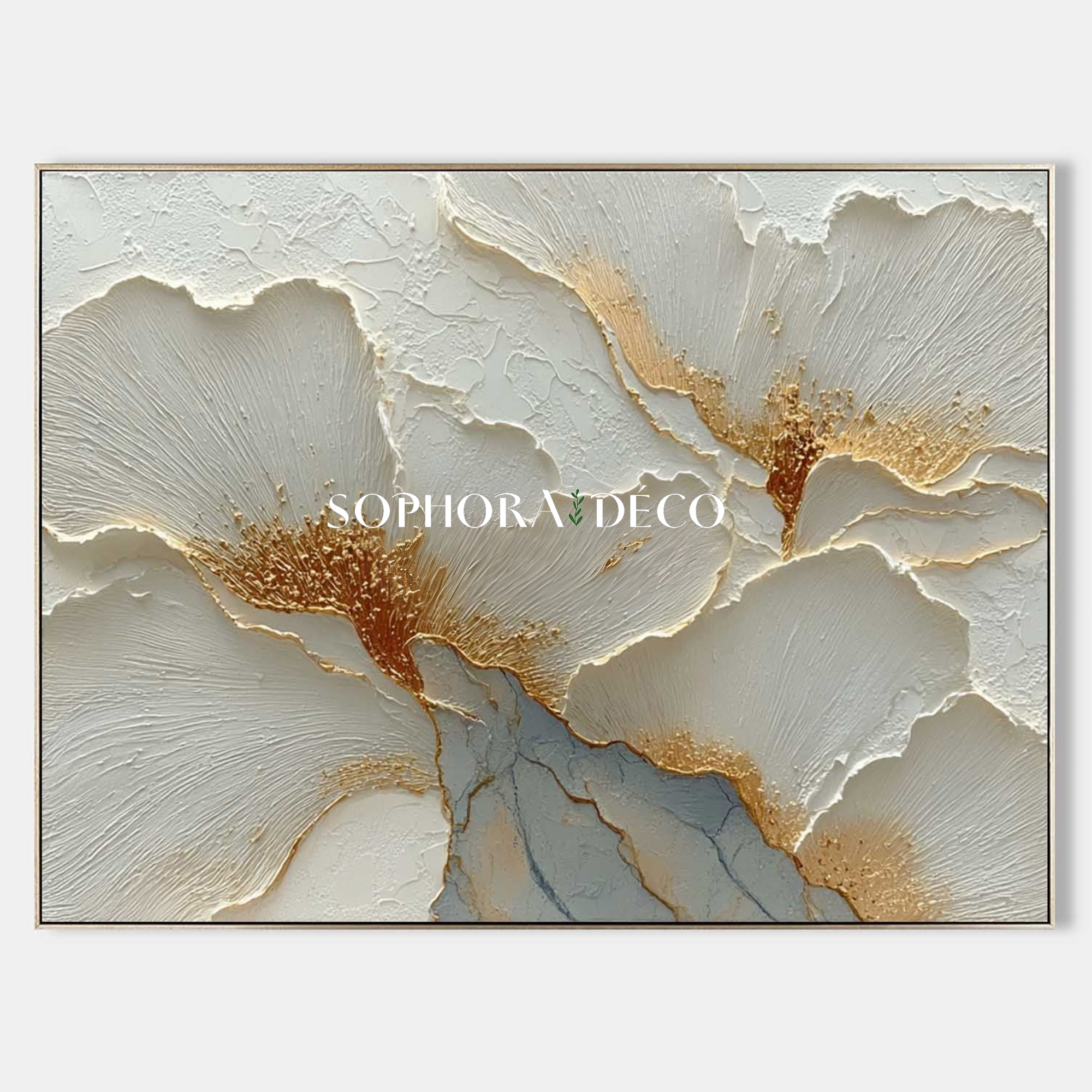 Tableau Floral Texturé COROLLE