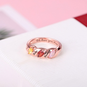Engraved Twining Ring