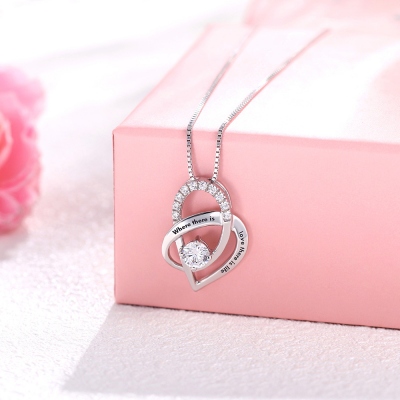 necklace with birthstone