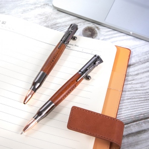 Engraved Rifle Bolt Action Bullet Pen