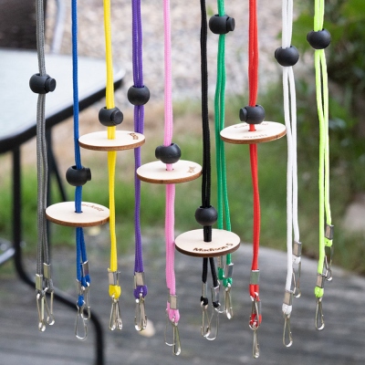 Pack of 2 Personalized Kids' Safety Lanyard for Face Mask with Break-Away Connector