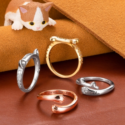 Anneau personnalisé pour chien ou chat pour cadeau