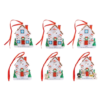 Personalized Family Stay Home Christmas Ornament